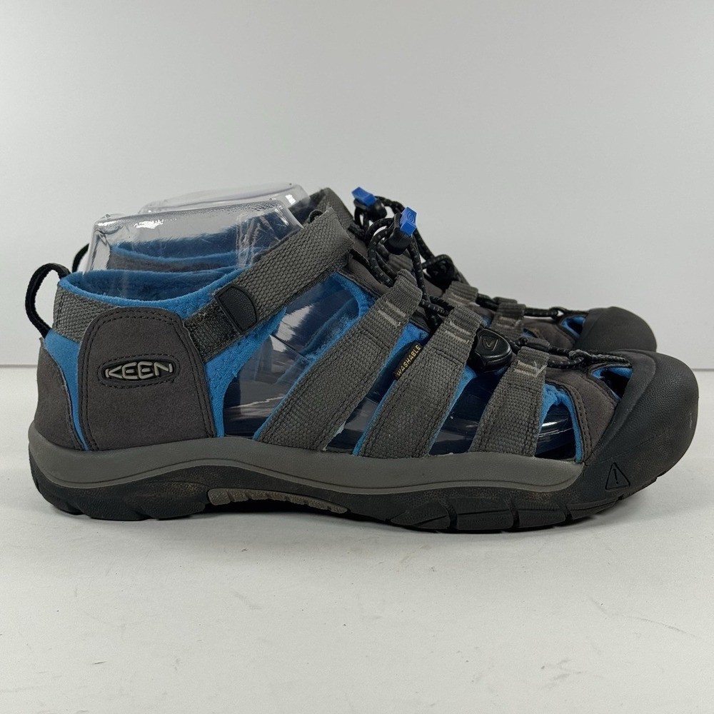 KEEN Newport H2 Black Blue Hiking Waterproof Closed Toe‎ Sandals Men's Size 6